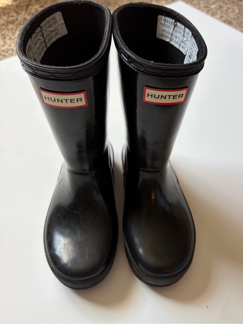 Little kids Unisex Hunter Boots in great shape and with box!